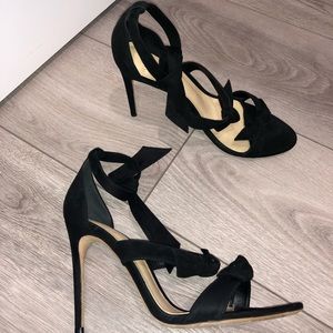 Alexandre Birman 40.5 black heel suede
